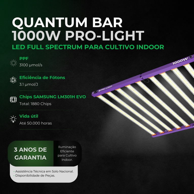 Led Quantum Bar 1000w Qb Lm301h Samsung Deep Red 660nm 3500k