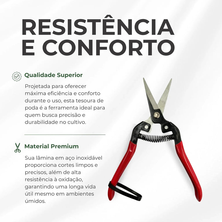 Tesoura Trimming para Poda Jardim - Cultivo Indoor Grow