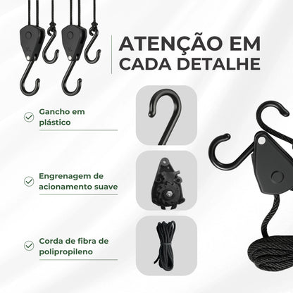 Suporte Hanger Gancho de Plástico Pendurar Grow