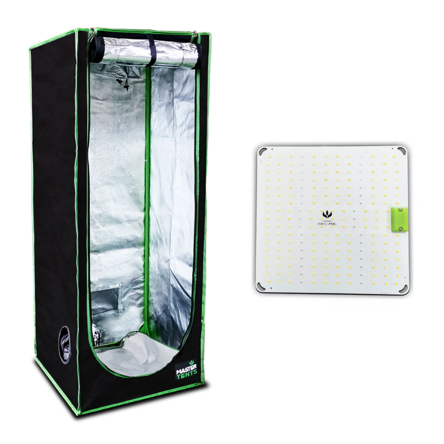 Kit de Cultivo Estufa 40x40x120 + Quantum Board Pro-Mid 35w Samsung LM283B+