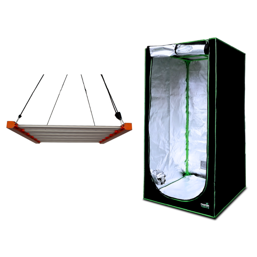 Kit de Cultivo Estufa Tenda 120x120x200 + Quantum Barra Qb 480W Samsung LM283B+