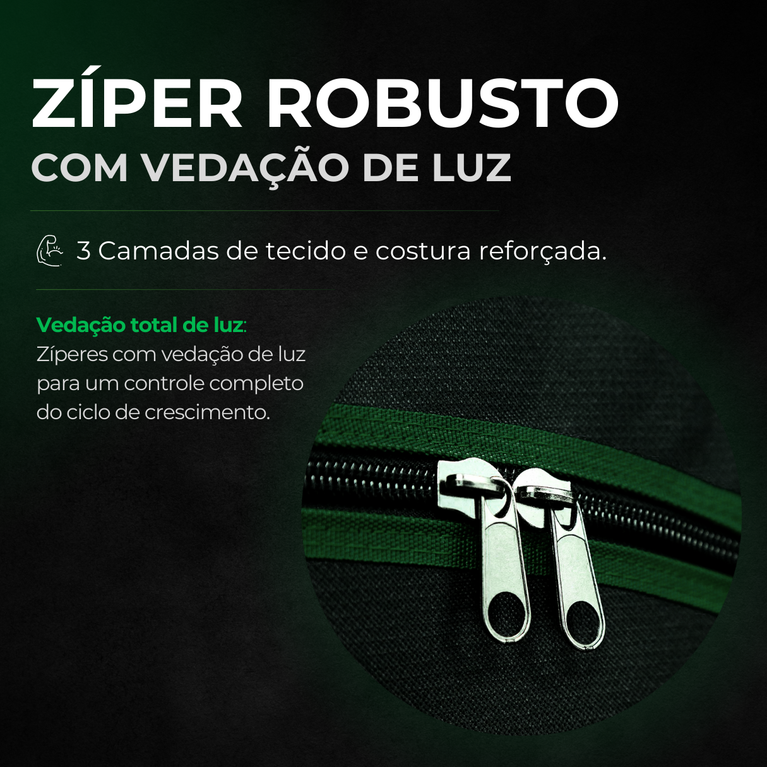 Estufa 300x300x200cm para Cultivo Indoor Master Tents H Mylar 600D PRO
