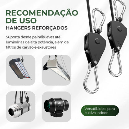 Suporte Hanger Gancho De Metal com Catraca Grow