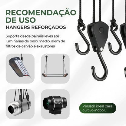 Suporte Hanger Gancho de Plástico Pendurar Grow