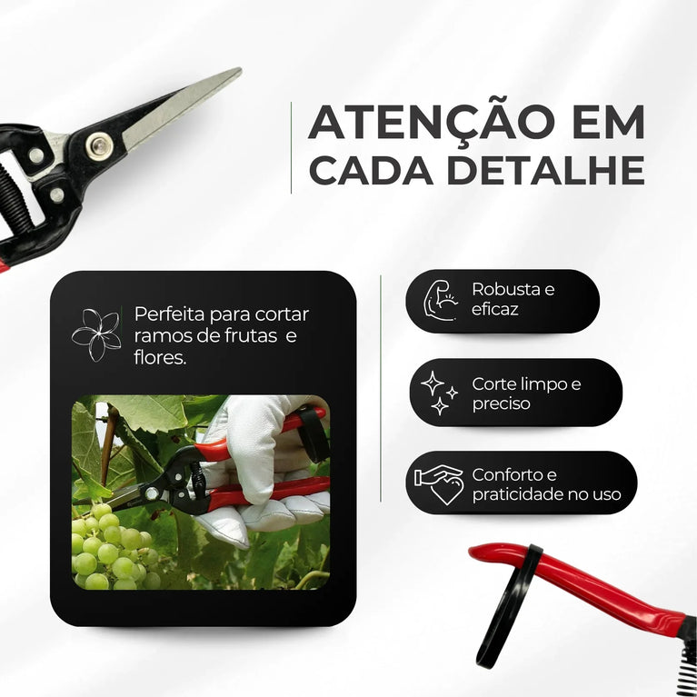 Tesoura Trimming para Poda Jardim - Cultivo Indoor Grow