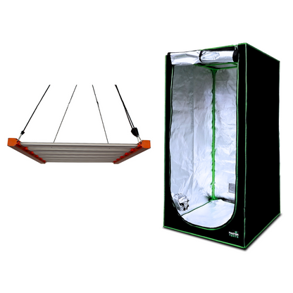 Kit de Cultivo Estufa Tenda 120x120x200 + Quantum Barra Qb 480W Samsung LM283B+