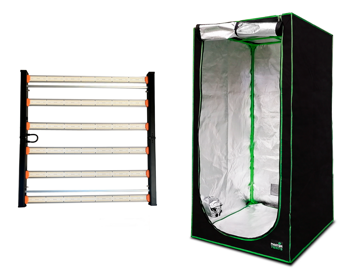 Kit de Cultivo Estufa Tenda 150x150x200 + Quantum Barra Qb 650W PRO Samsung LM301H EVO