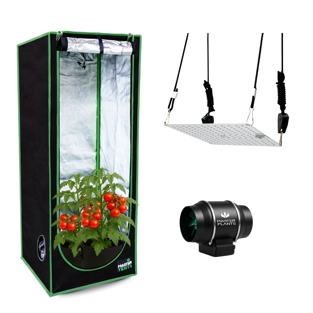 Kit Cultivo Grow Completo Tenda 60x60x160 + Quantum Board 65w LM283B + Exaustor Turbo 100MM