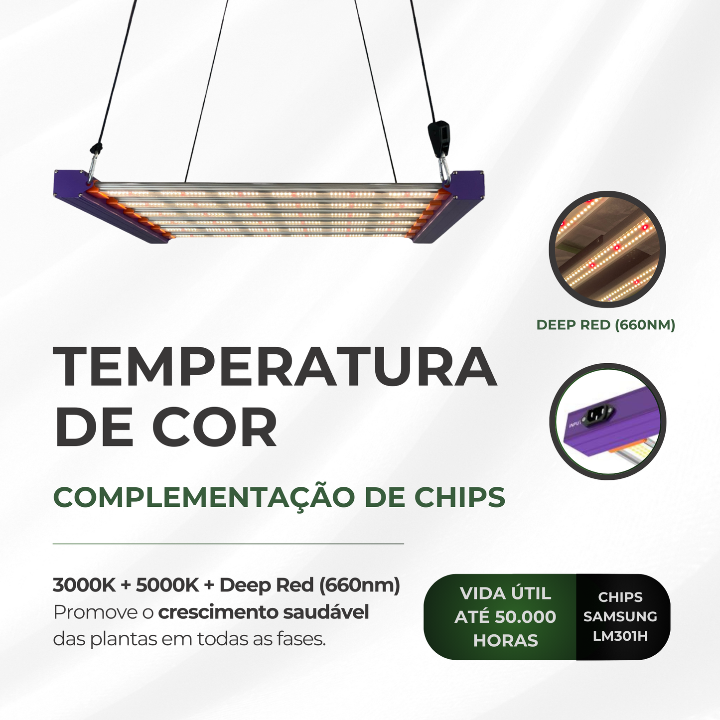 Kit Cultivo Grow Completo Tenda 100x100 + Quantum Bar 320w + Exaustor Turbo 125MM