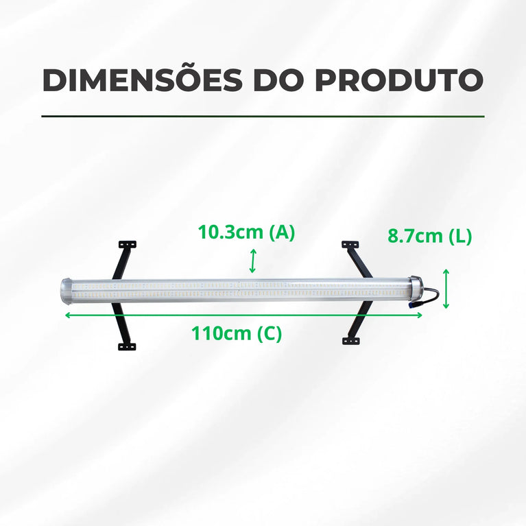 UNDERCANOPY LED 120W – Iluminação Complementar para Cultivo Indoor