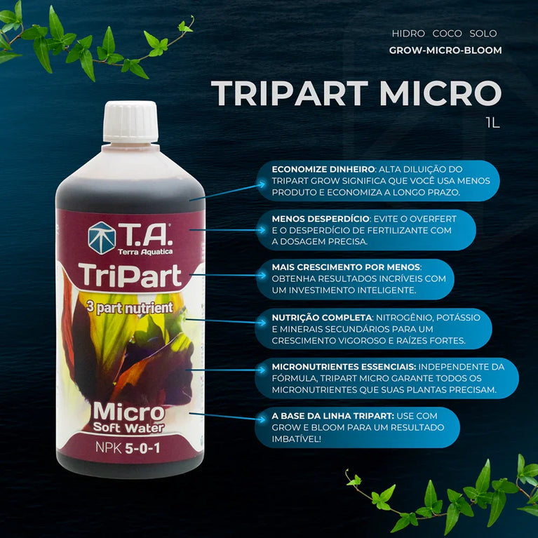 Fertilizante Terra Aquatica TriPart Micro