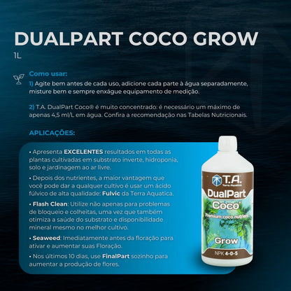 Fertilizante Terra Aquatica DualPart Coco Grow