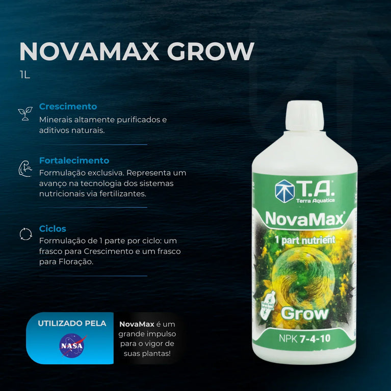 Fertilizante Terra Aquatica NovaMax Grow