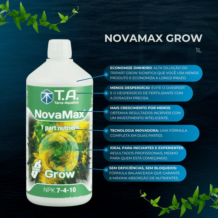 Fertilizante Terra Aquatica NovaMax Grow