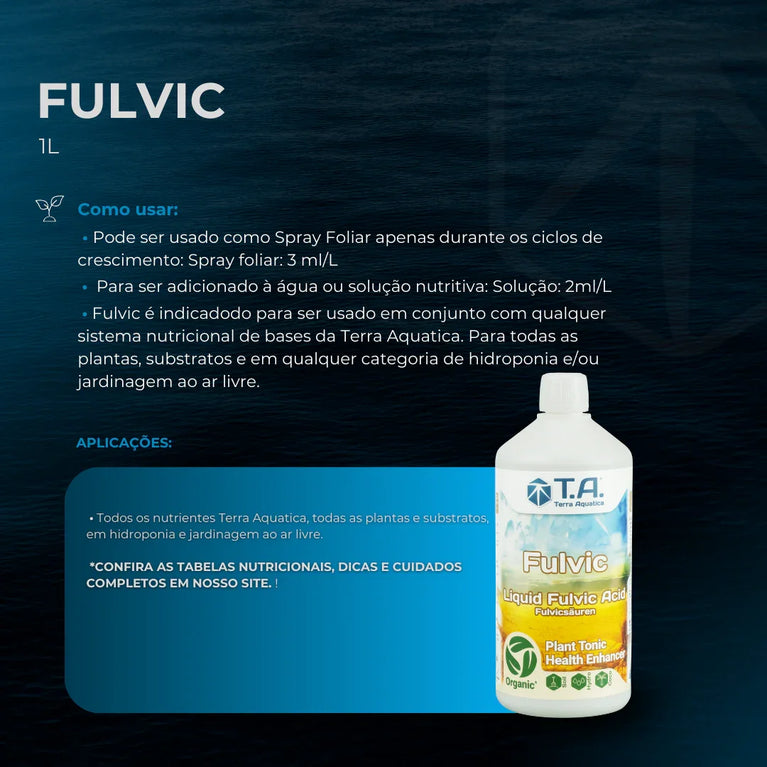 Fertilizante Terra Aquatica Fulvic