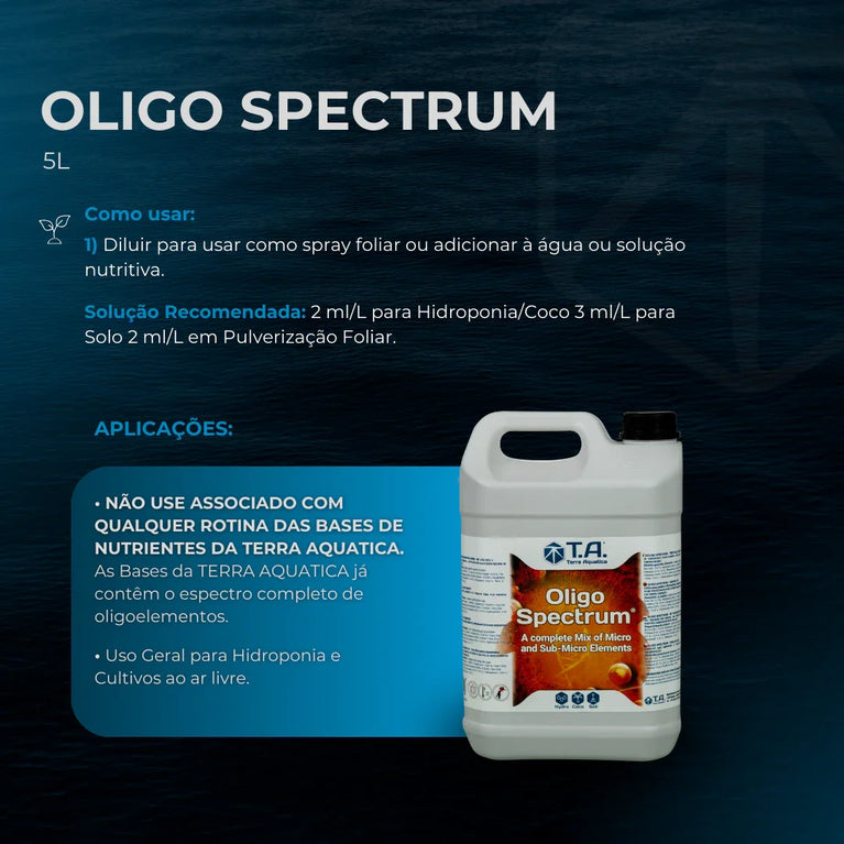 Fertilizante Terra Aquatica Oligo Spectrum