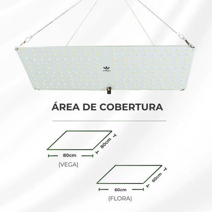 Painel de Led 65W Quantum Board PRO Chips Samsung LM301H EVO - Cultivo Indoor