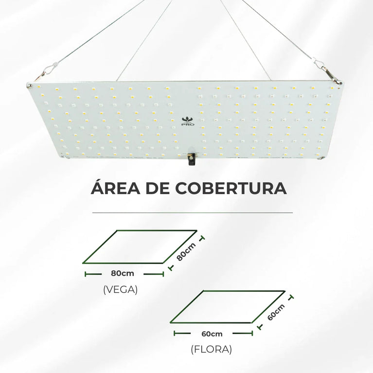 Painel de Led 65W Quantum Board PRO Chips Samsung LM301H EVO - Cultivo Indoor