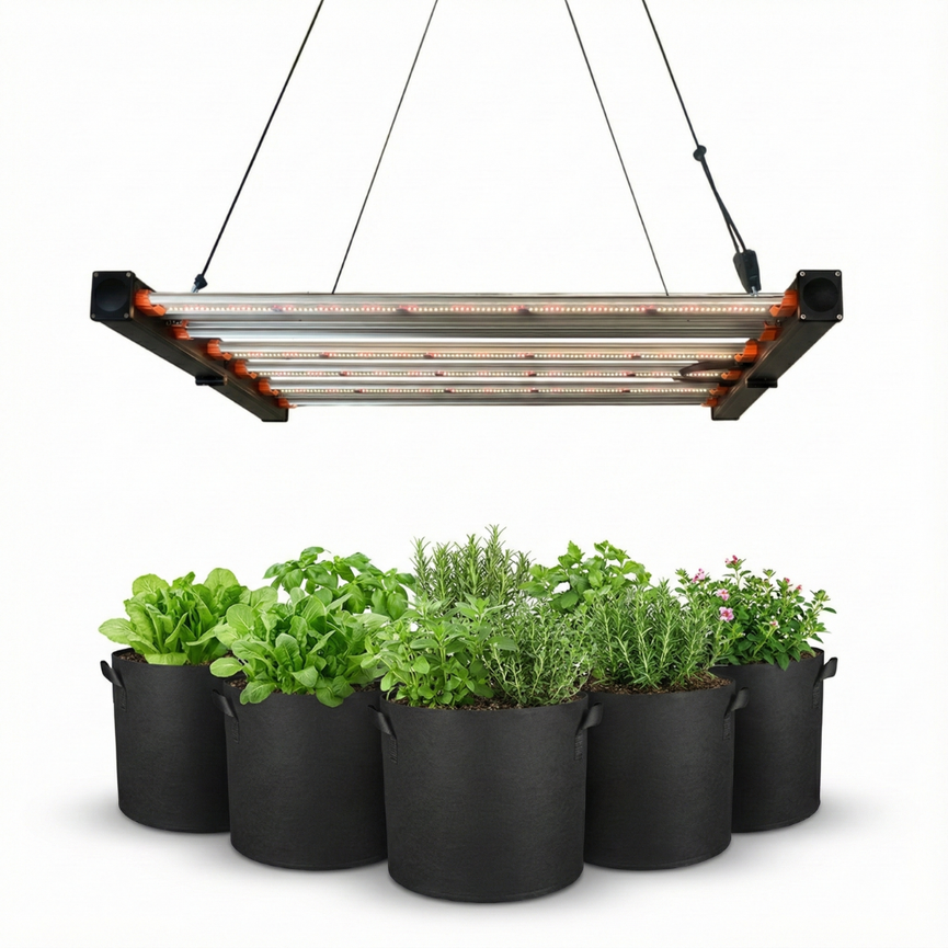 Painel de Led 480W Quantum Bar PRO Chips Samsung LM301H EVO - Cultivo Indoor