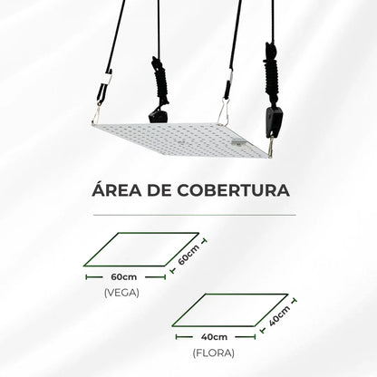 Painel de LED Quantum Board 35W PRO-MID Chips Samsung LM283B - Cultivo Indoor