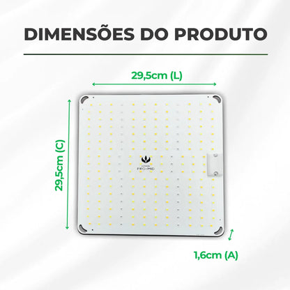Painel de LED Quantum Board 65W PRO-MID Chips Samsung LM283B - Cultivo Indoor