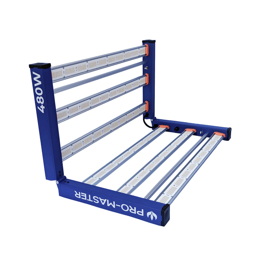 Painel de LED Quantum Barra 480W PRO-MASTER Chips Master Plants UV+IR - Cultivo Indoor