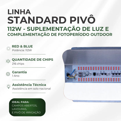 Painel de Led Master Plants Standard Pivô R&B 220V 112W