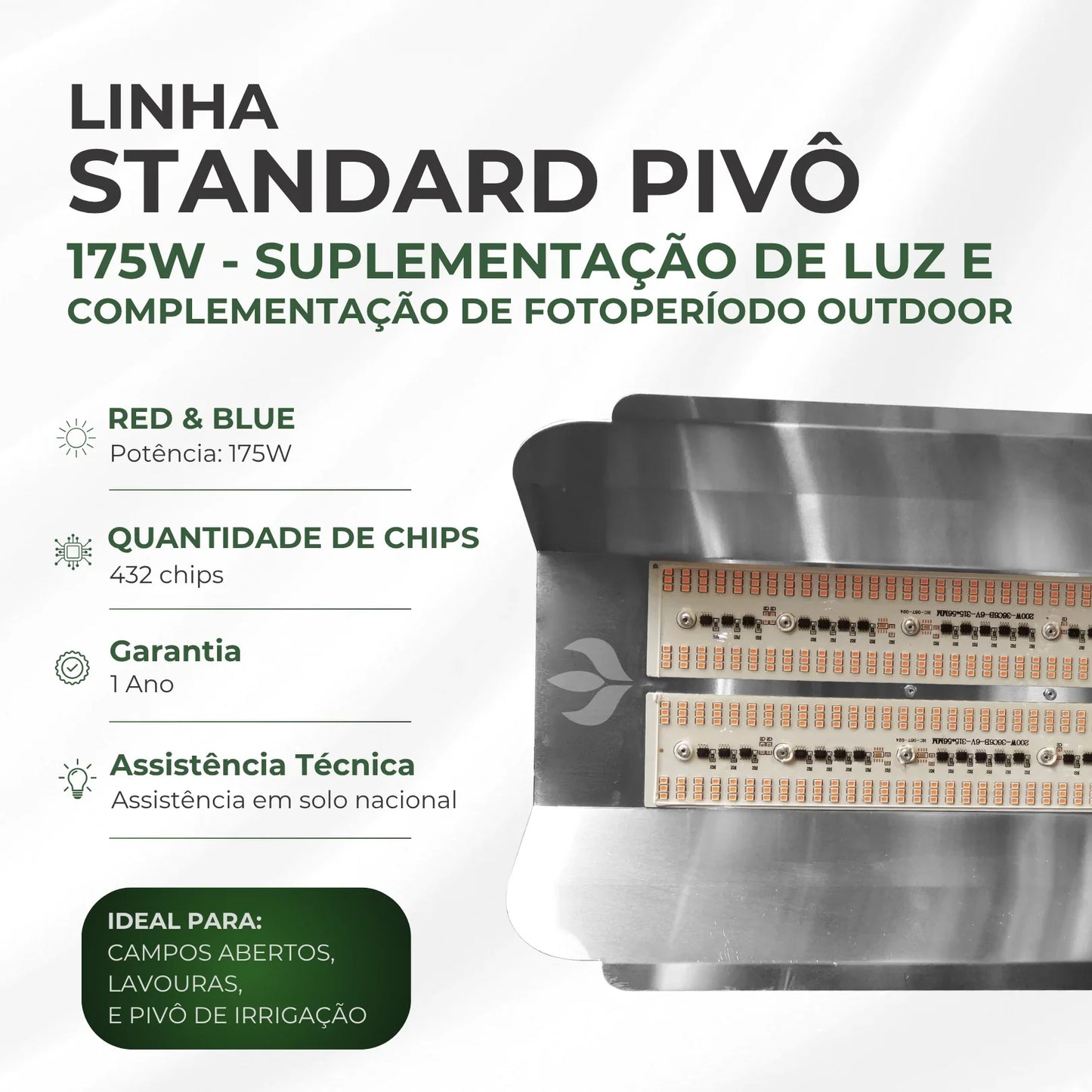 Painel de Led Master Plants Standard Pivô R&B 220V 175W
