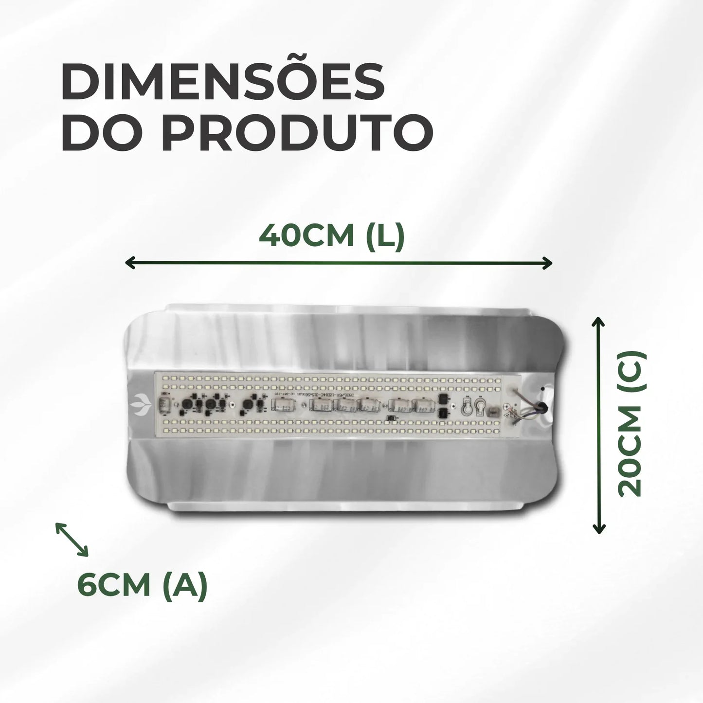 Painel de Led Master Plants Standard Pivô White Bivolt 112W