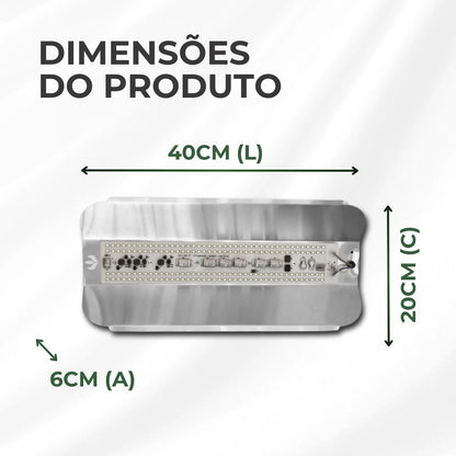 Painel de Led Master Plants Standard Pivô White Bivolt 112W