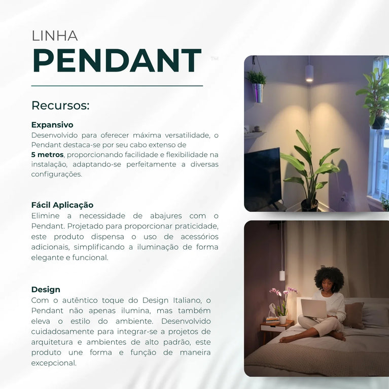 Luminária Led Paisagismo Master Plants Pendant 3000K 20° 20W