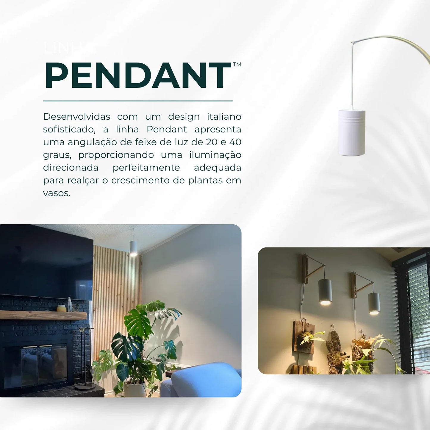 Luminária Led Paisagismo Master Plants Pendant 3000K 20° 30W