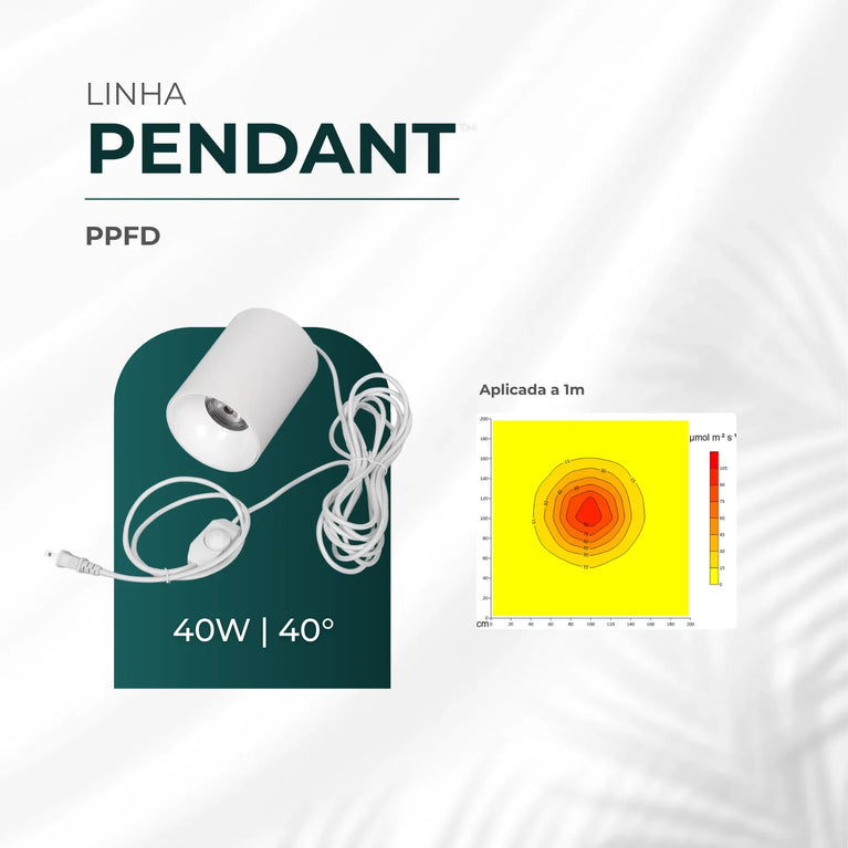Luminária Led Paisagismo Master Plants Pendant 3000K 40° 40W