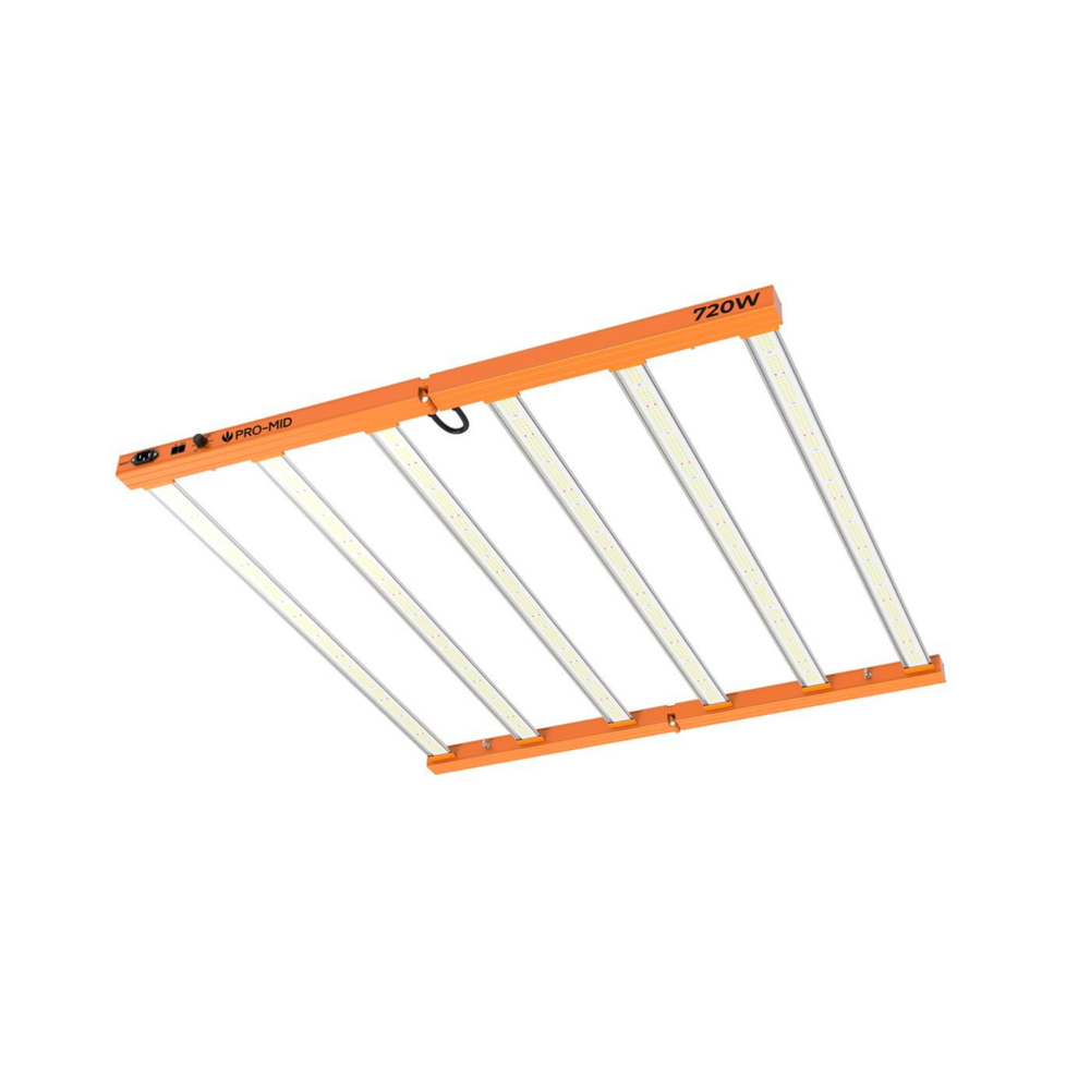 Painel de LED Quantum Barra 720W PRO-MID Chips Samsung LM283B - Cultivo Indoor