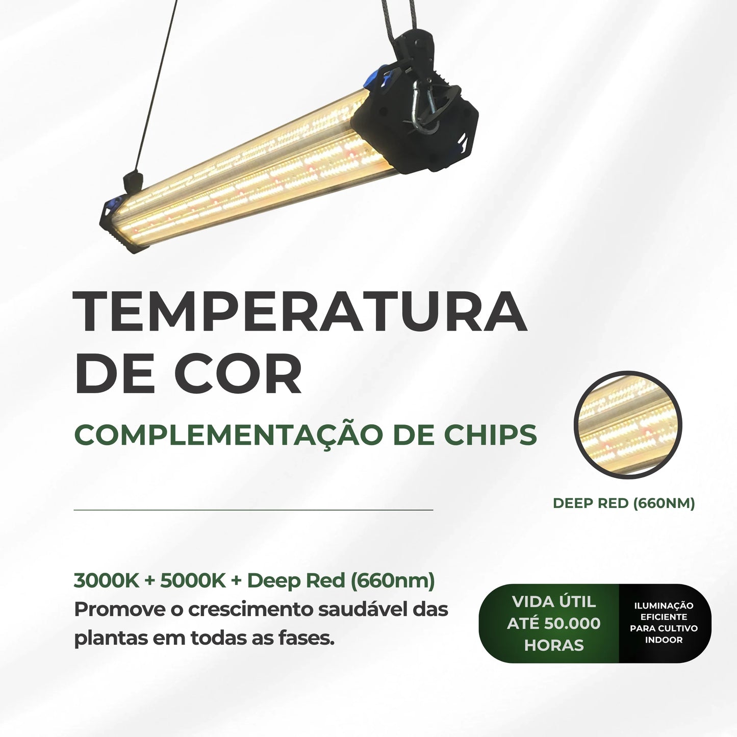LED INTERCANOPY 120W / Chip Samsung LM283B + Deep RED 660nm
