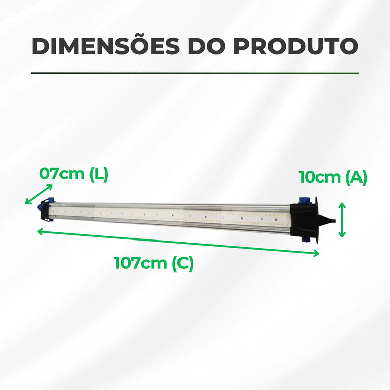 (120W) LED INTER/UNDERCANOPY 120W / Chip Samsung LM283B + Deep RED 660nm