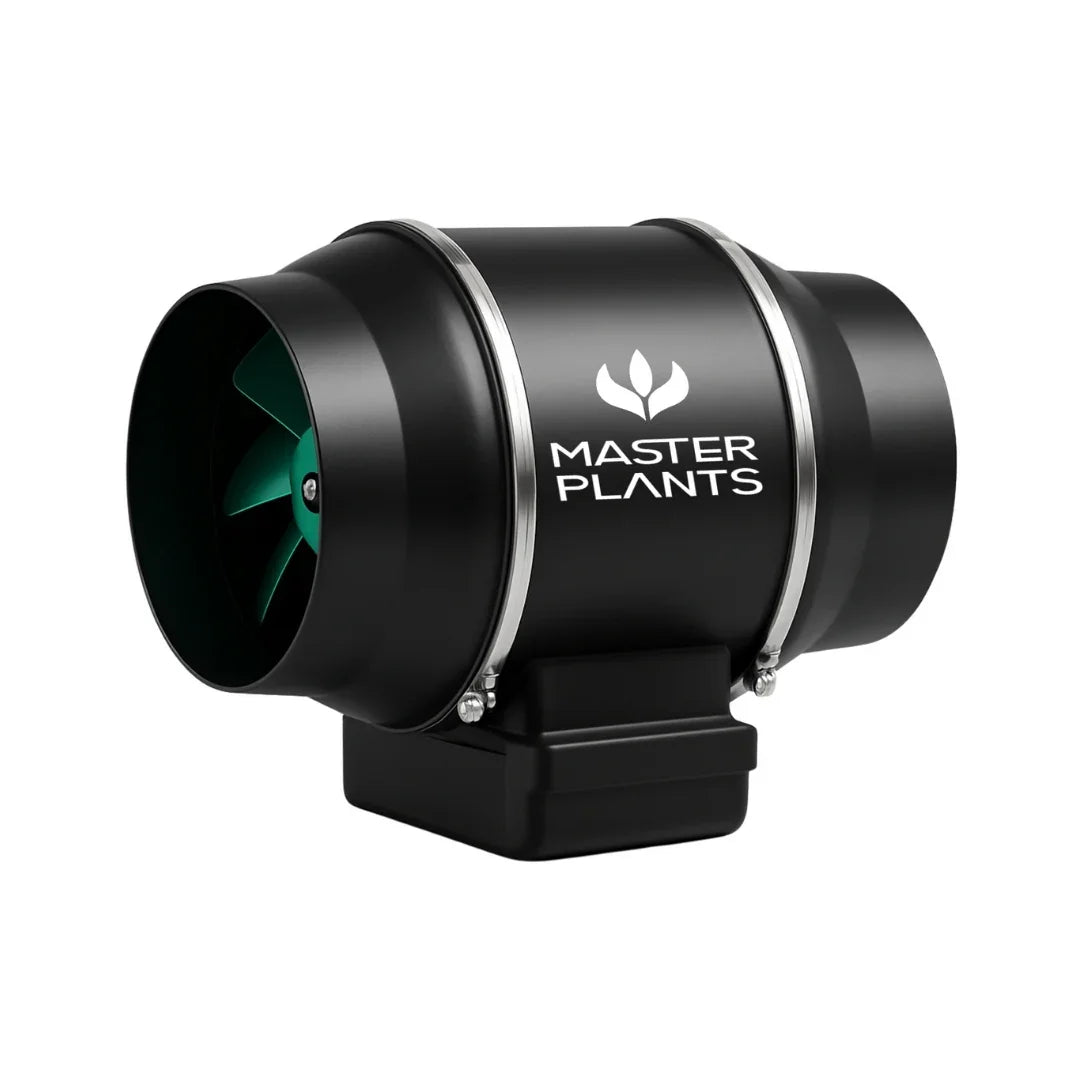 Exaustor Turbo Bivolt 200mm Cultivo Indoor Grow 130w Preto