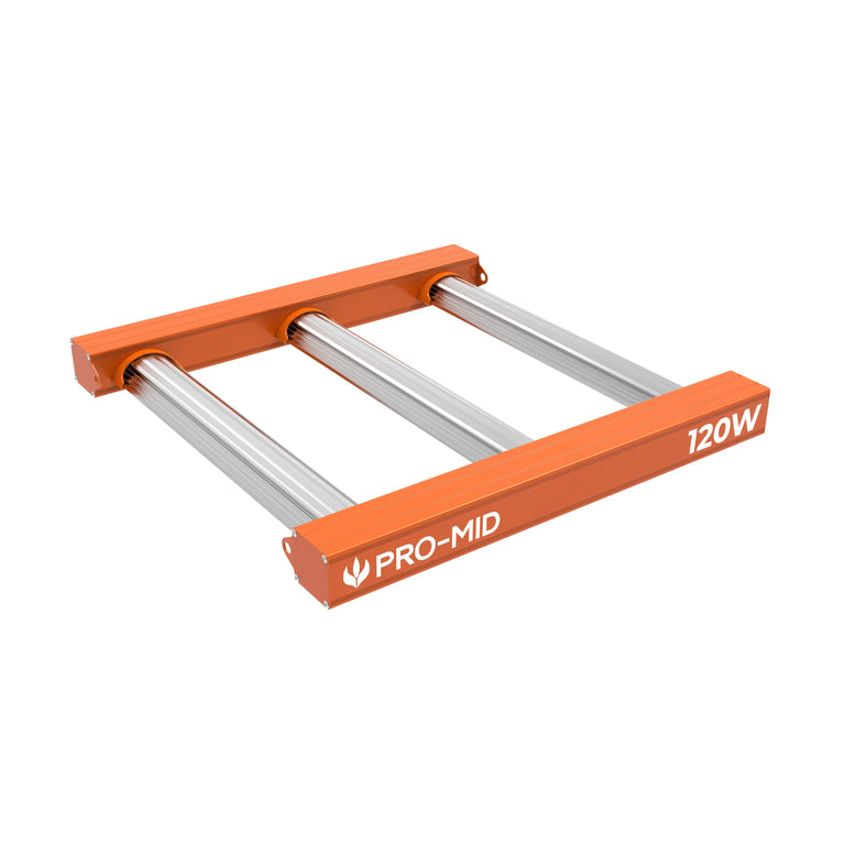 Painel de LED Quantum Barra 120W PRO-MID Chips Samsung LM283B - Cultivo Indoor