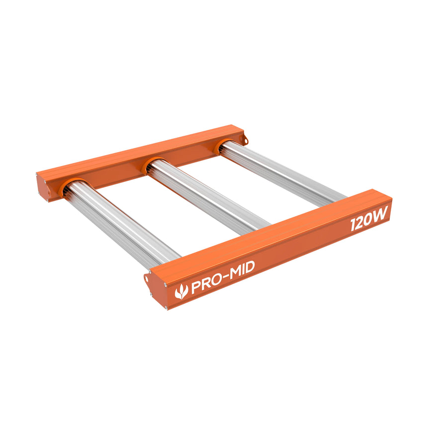 Painel de LED Quantum Barra 120W PRO-MID Chips Samsung LM283B - Cultivo Indoor