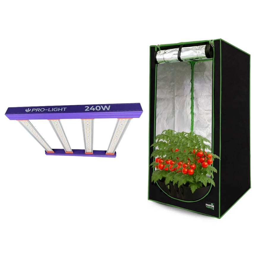 Kit Cultivo Tenda 100x100x200 + Qb 240w Lm301h Grow Indoor