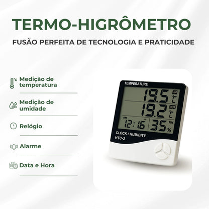 Kit Cultivo Grow Completo Estufa 60x60x160cm + LED Qb 120W Samsung LM283B + Exaustor Turbo 100MM Preto + Filtro 100mm 300m³ + Acessórios