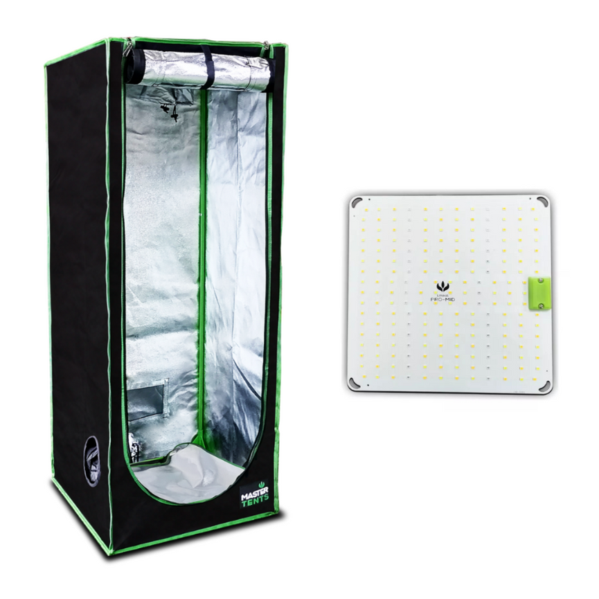 Kit de Cultivo Estufa 60x60x160 + Quantum Board Pro-Mid 65w Samsung LM283B+