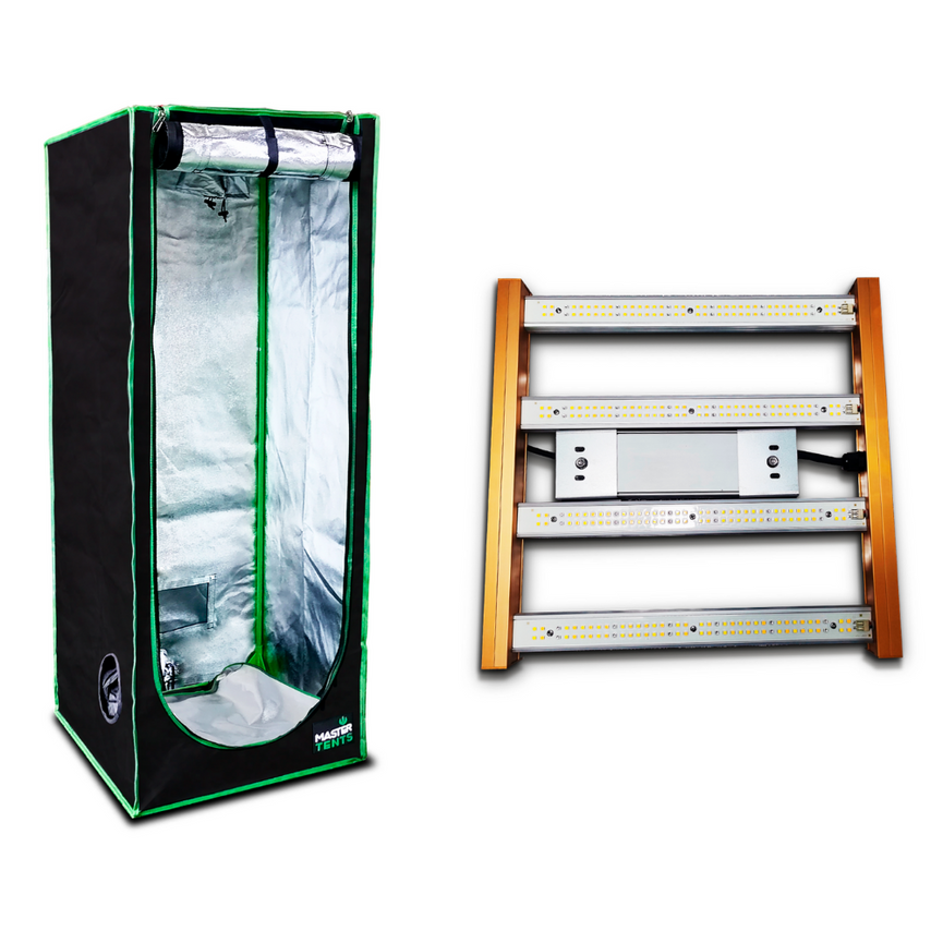 Kit de Cultivo Estufa 80x80x180 + Quantum Barra 120w PRO-MID Samsung LM283B