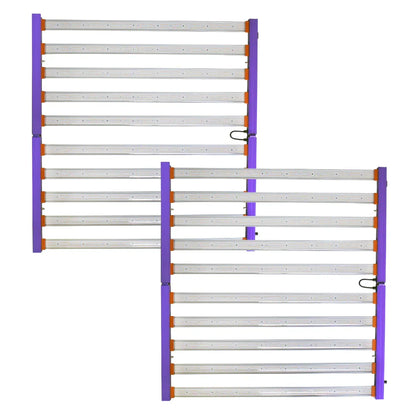 Kit 02un Painel de LED Quantum Barra 1000W com Chips Samsung LM301H - Cultivo Indoor