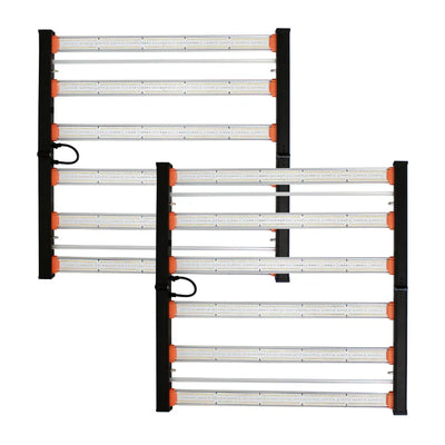 Kit 02un Painel de LED Quantum Barra 480W com Chips Samsung LM301H EVO - Cultivo Indoor