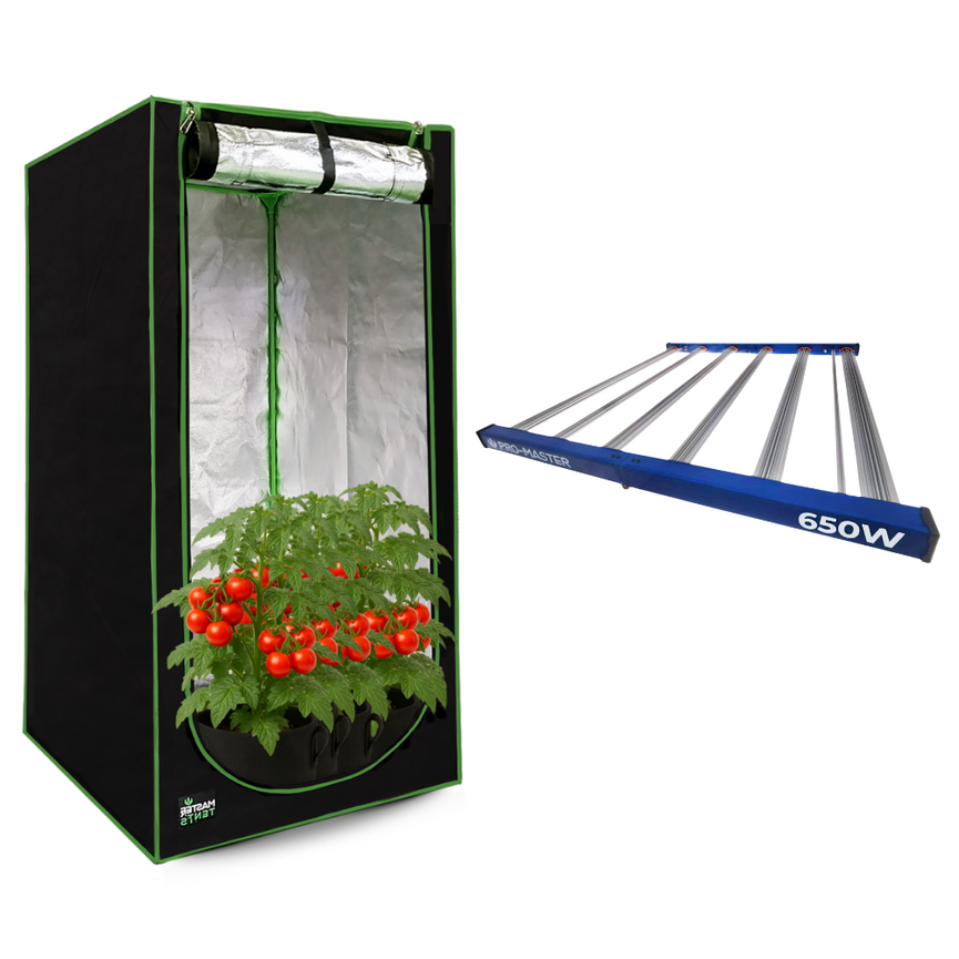 Kit de Cultivo Estufa Tenda 150x150x200 + Quantum Barra Qb 650W PRO-MASTER