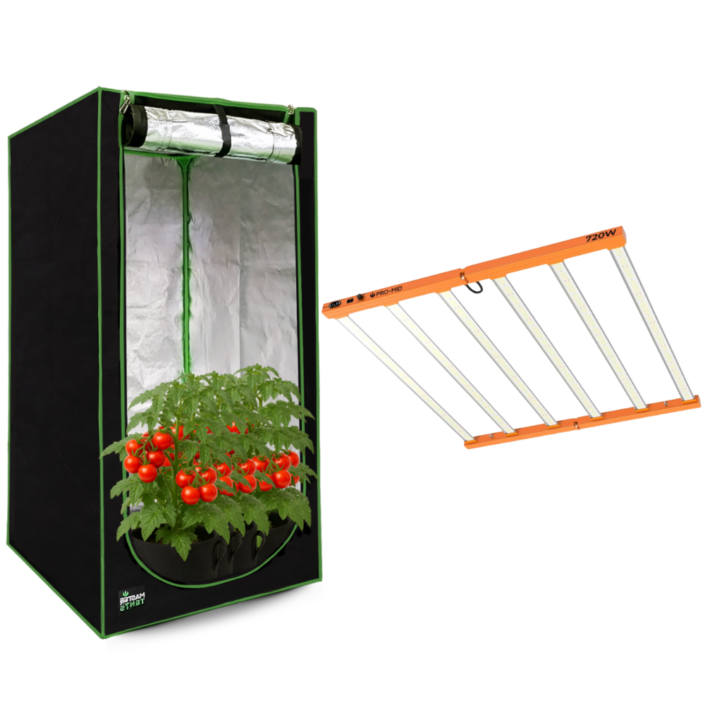 Kit de Cultivo Estufa Tenda 150x150x200 + Quantum Barra Qb 720W Samsung LM283B+