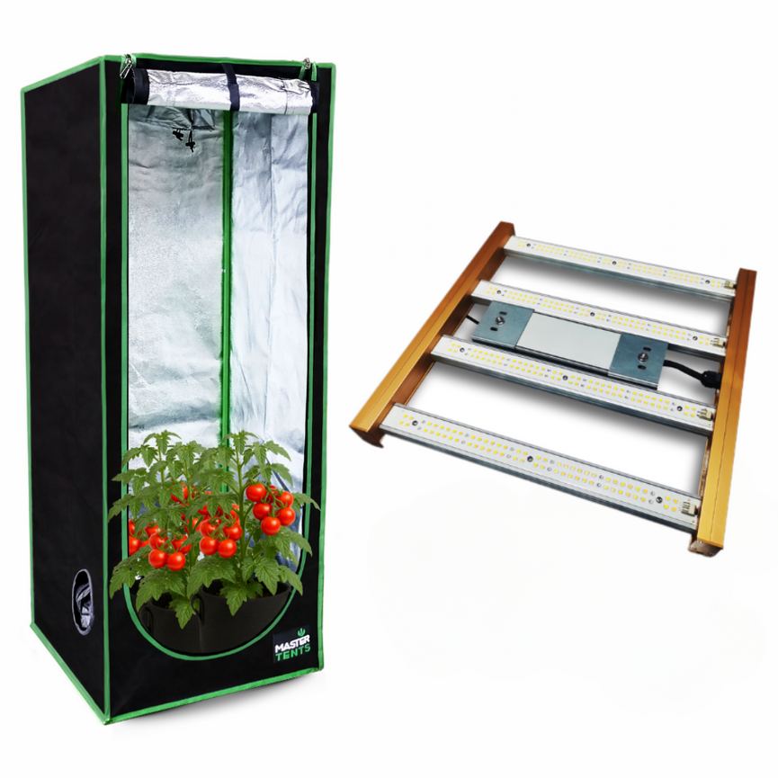 Kit de Cultivo Estufa Tenda 80x80x180 + Quantum Barra Qb 120w Samsung LM283B+