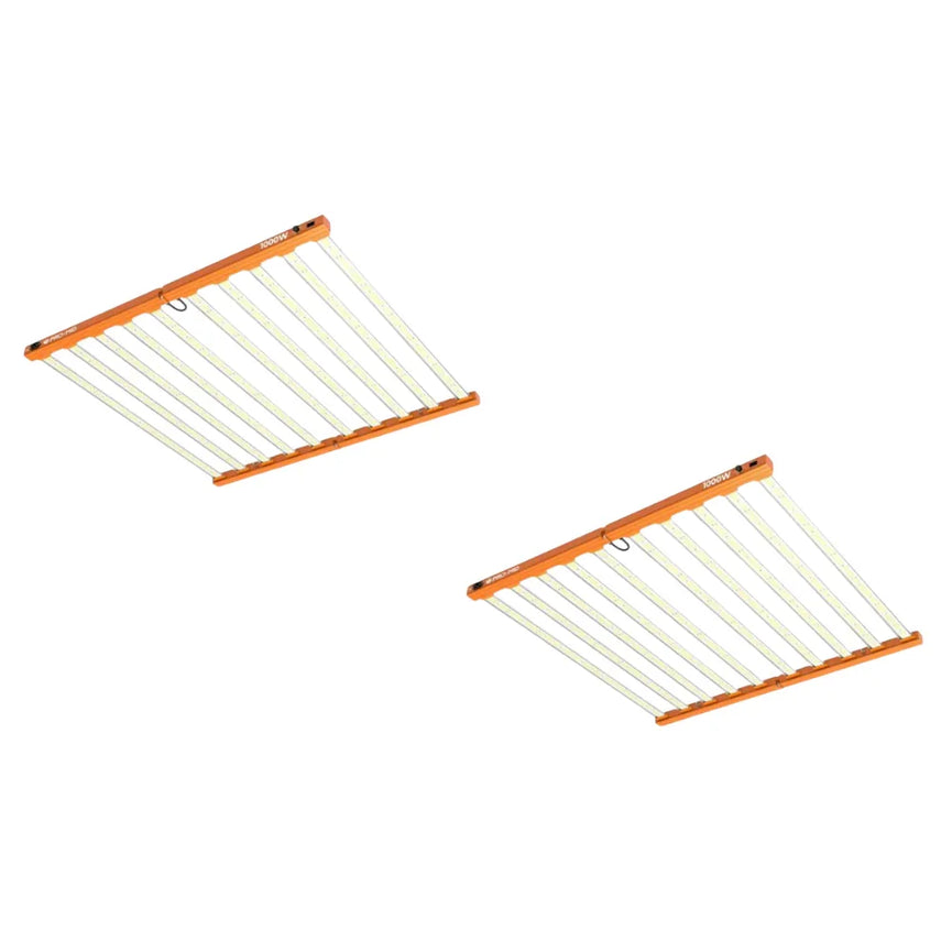 Kit 02un Painel de LED Quantum Barra 1000W com Chips Samsung LM283B - Cultivo Indoor