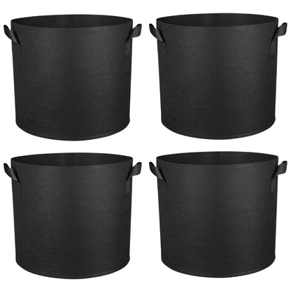 Kits de Vaso Tecido Feltro 11L Redondo para Plantas Grow